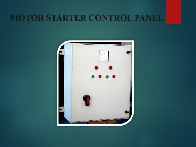 MOTOR STARTER CONTROL PANEL